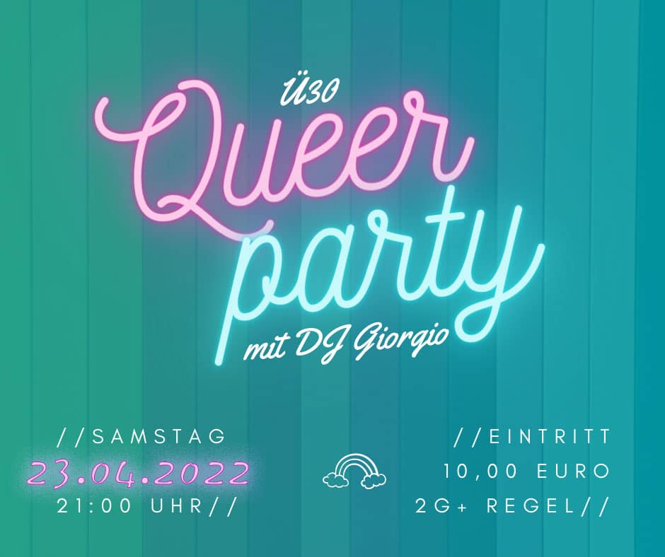 Read more about the article Queer-Party mit DJ GIORGIO 17-09-22
